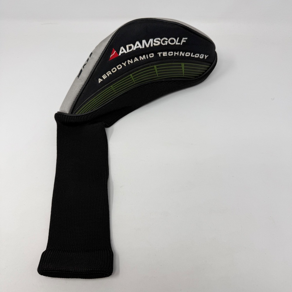 Adams Golf Speedline Fast 10 Driver Headcover Black Silver Aerodynamic Sock - Picture 2 of 5